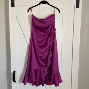 NWT Banana Republic Strapless Silk Dress